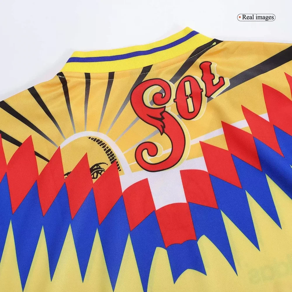Vintage Soccer Jerseys Club America Home Jersey Shirts 1995 - Image 9