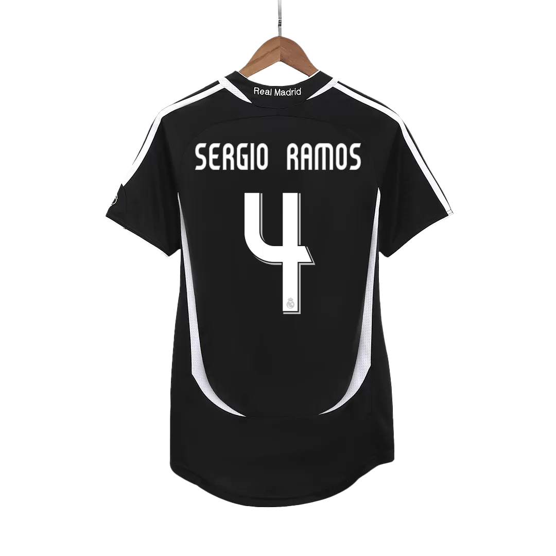 Vintage Soccer Jersey SERGIO RAMOS #4 Real Madrid Away 2006/07