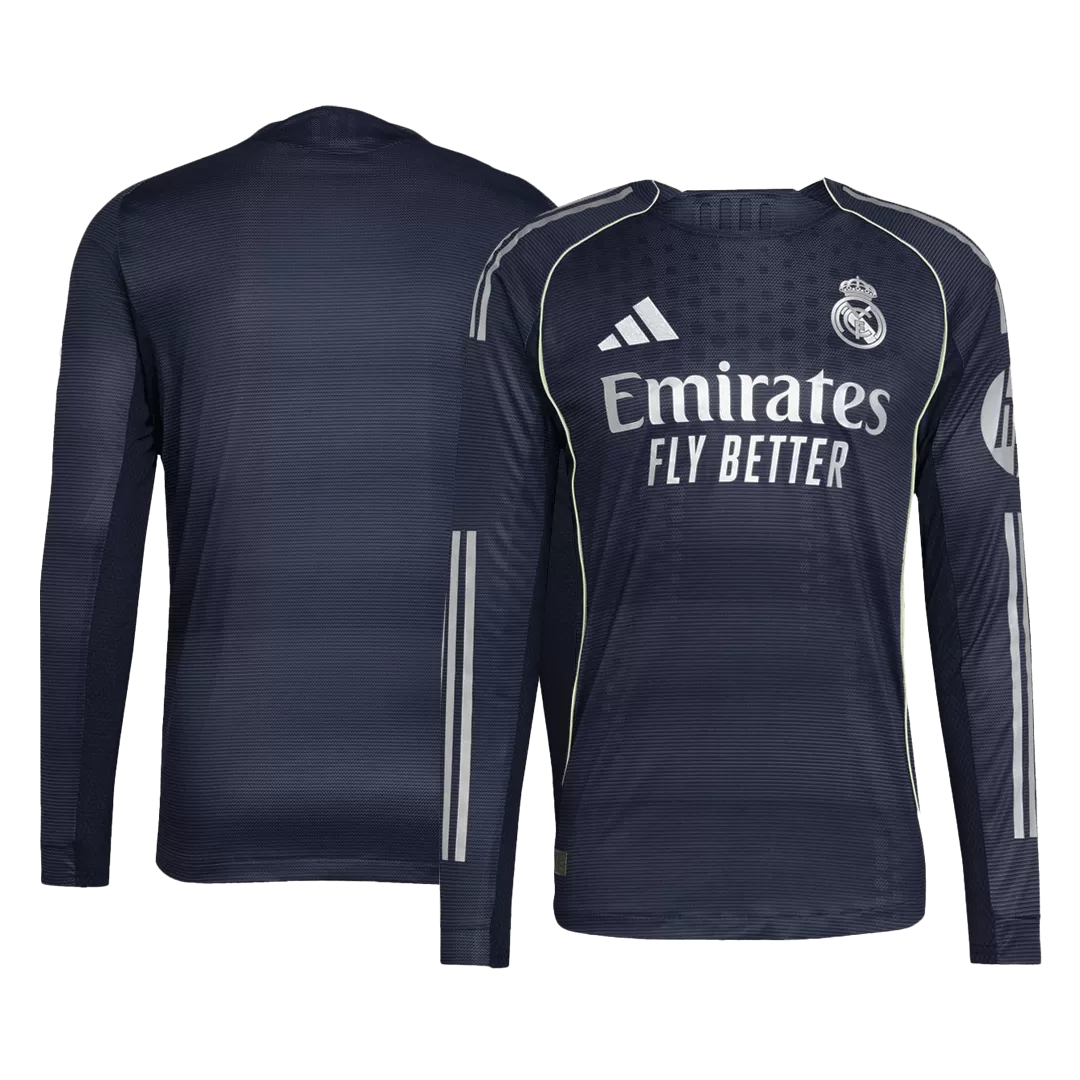 Player Version Real Madrid Away Long Sleeve Soccer Jersey 2025/26 - Image 3