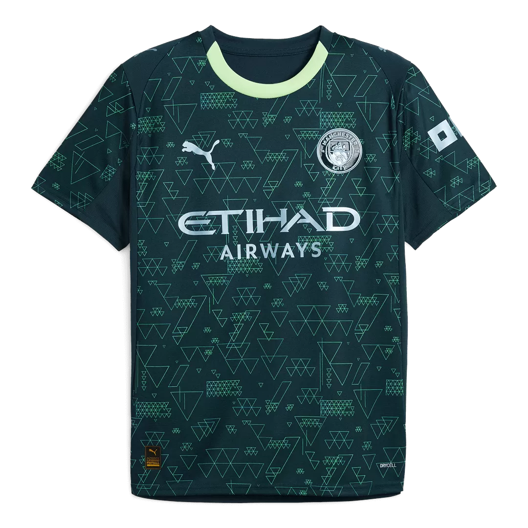 Manchester City Fourth Away Jerseys Kit 2025/26 - Image 3