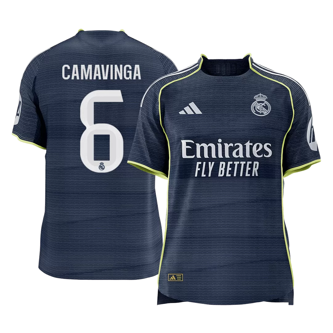 CAMAVINGA #6 Real Madrid Away Authentic Soccer Jersey 2025/26