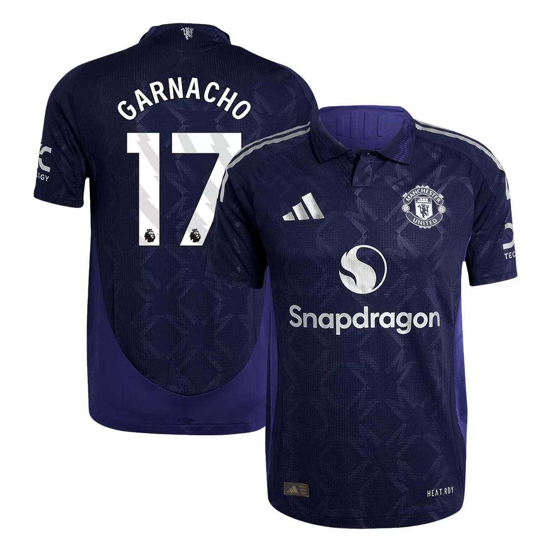 GARNACHO #17 Manchester United Away Authentic Soccer Jersey