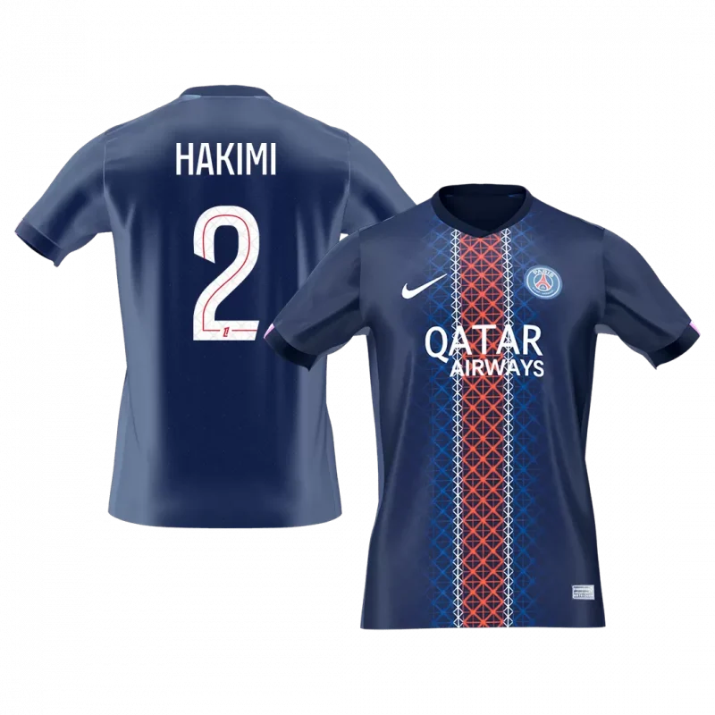 HAKIMI #2 PSG Home Soccer Jersey 2025/26