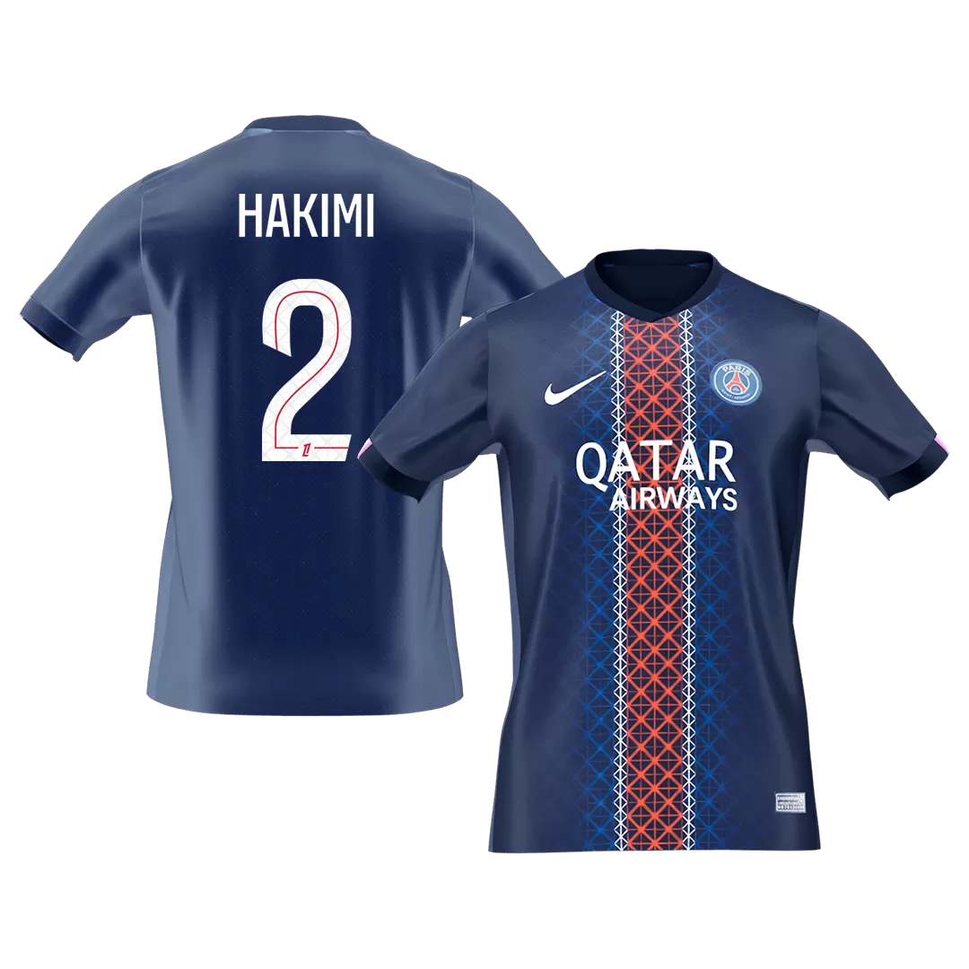 HAKIMI #2 PSG Home Soccer Jersey 2025/26