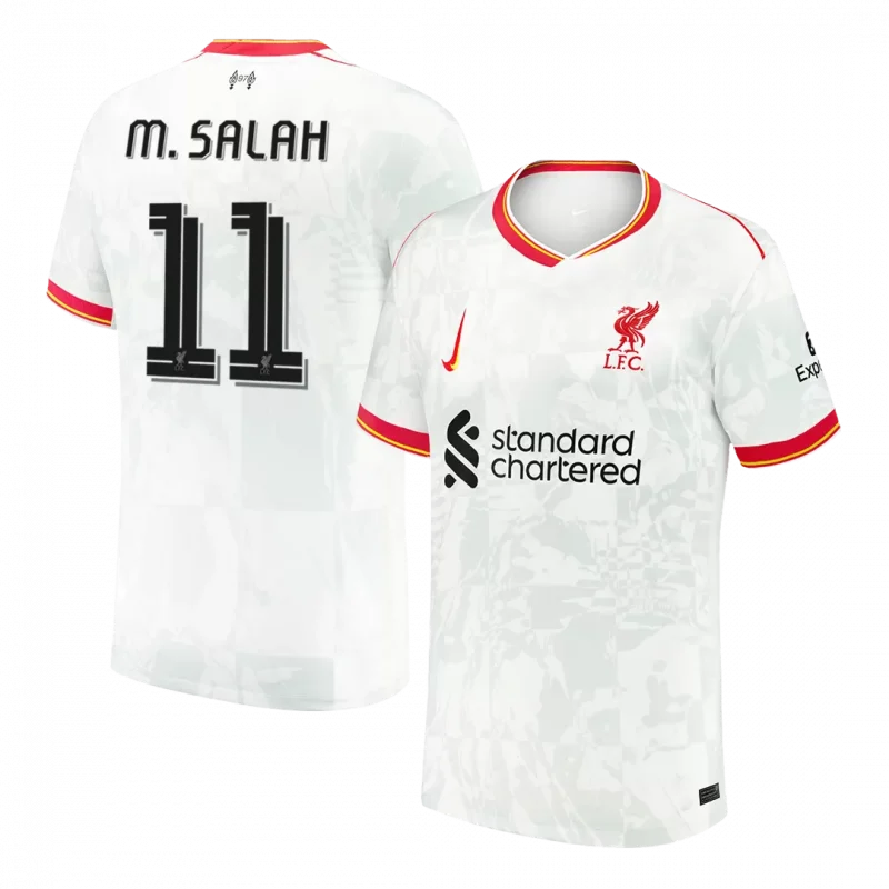 M.SALAH #11 Liverpool Third Away Soccer Jersey - UCL