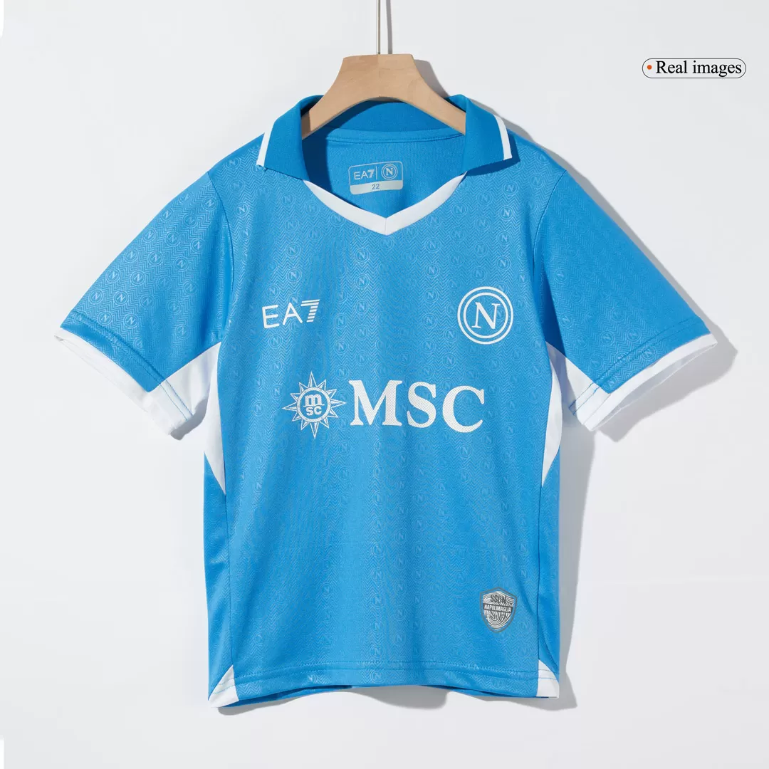 Napoli Home Kids Soccer Jerseys Kit - Image 4