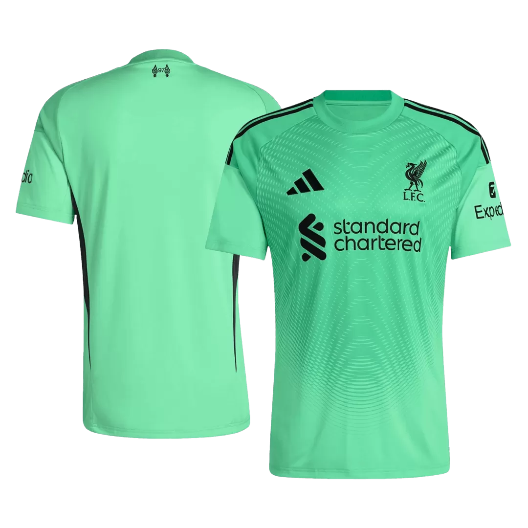 Liverpool Goalkeeper Soccer Jersey 2025/26 Green - Image 3