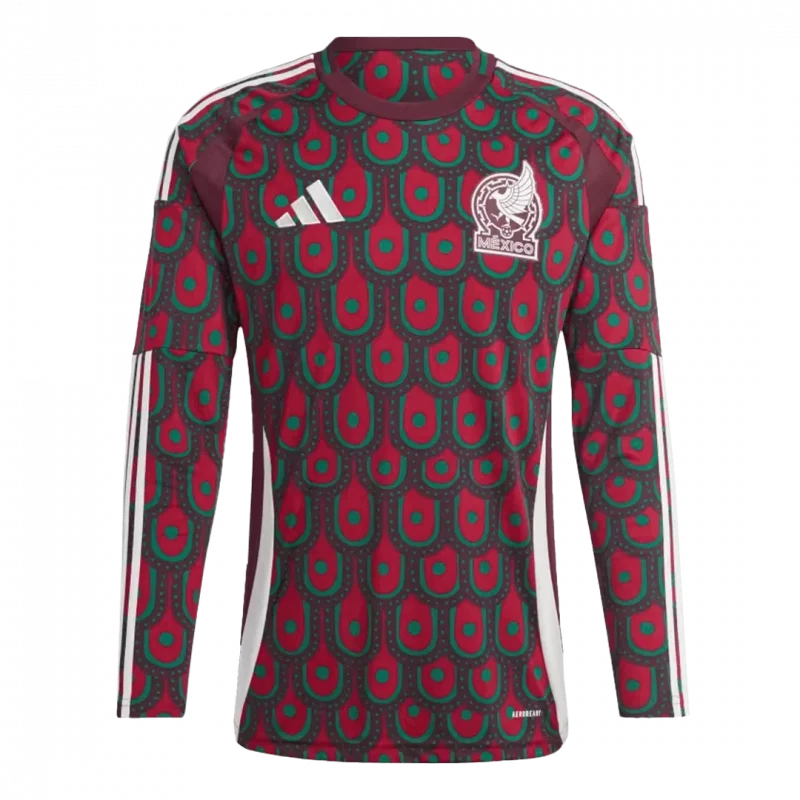 Mexico Home Long Sleeve Soccer Jersey Copa America