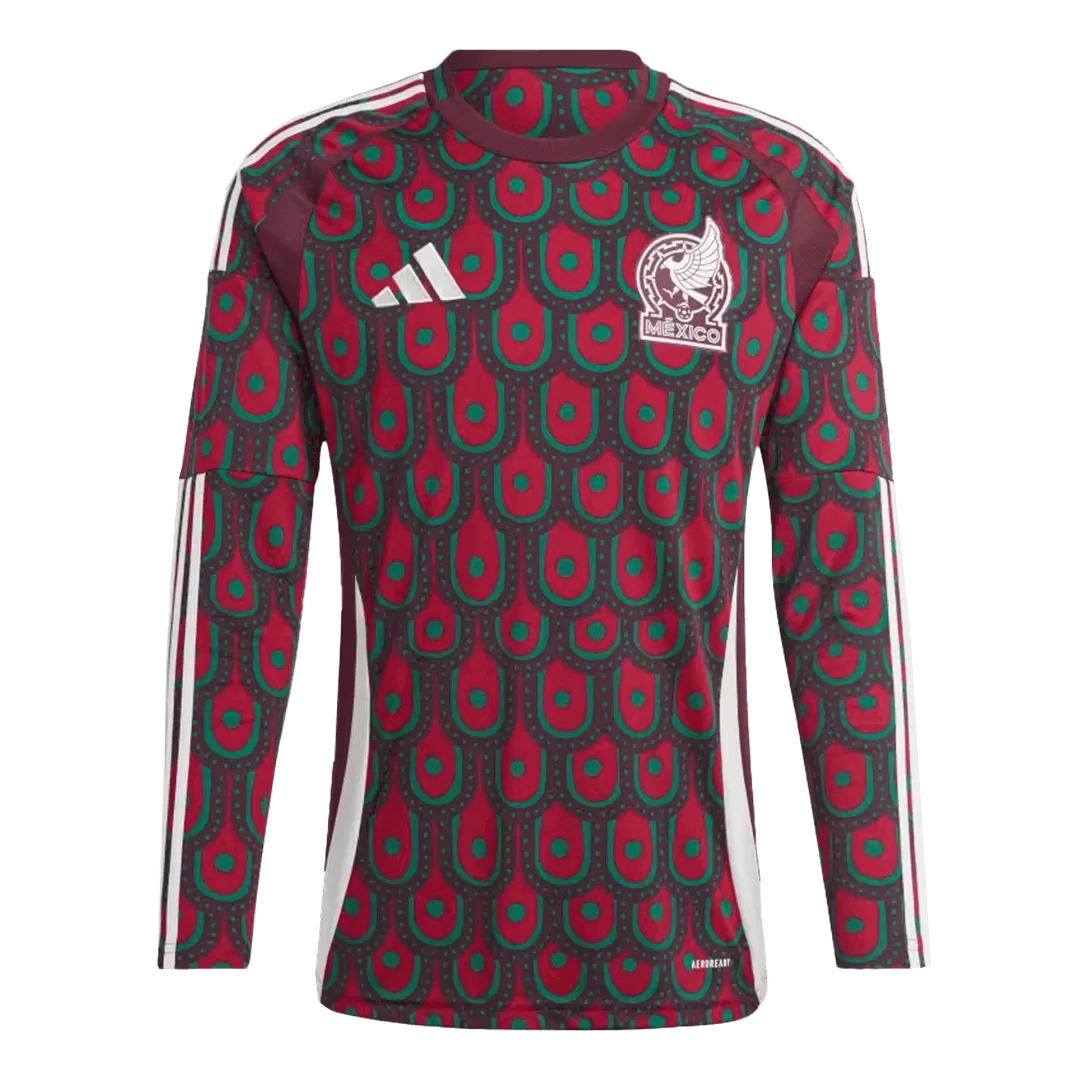 Mexico Home Long Sleeve Soccer Jersey Copa America