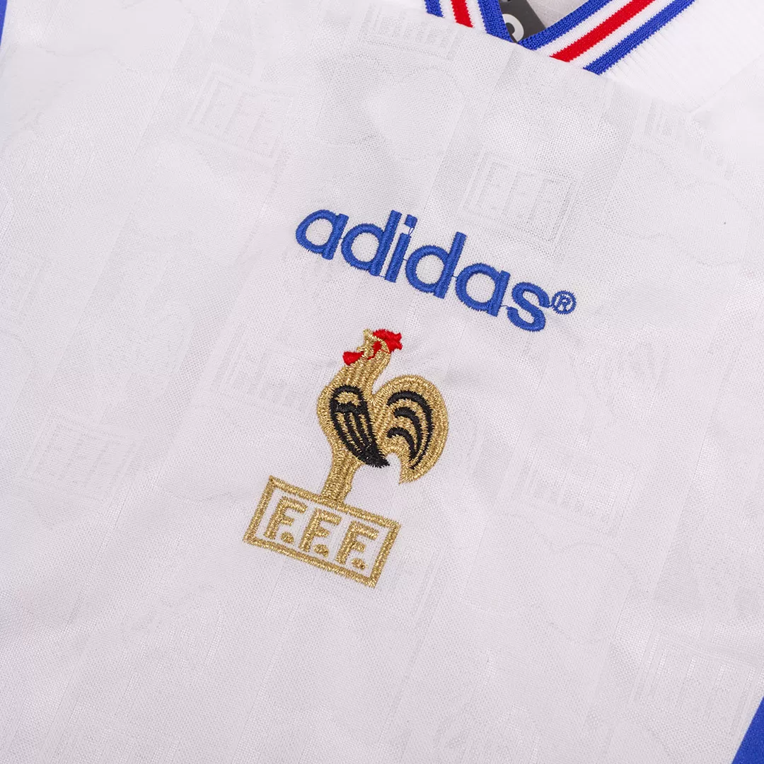 Vintage Soccer Jersey France Away 1996 - Image 4