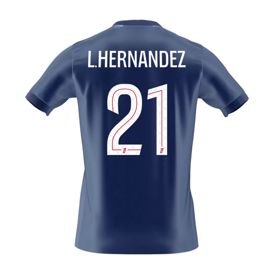 L.HERNANDEZ #21 PSG Home Soccer Jersey 2025/26 - Image 2