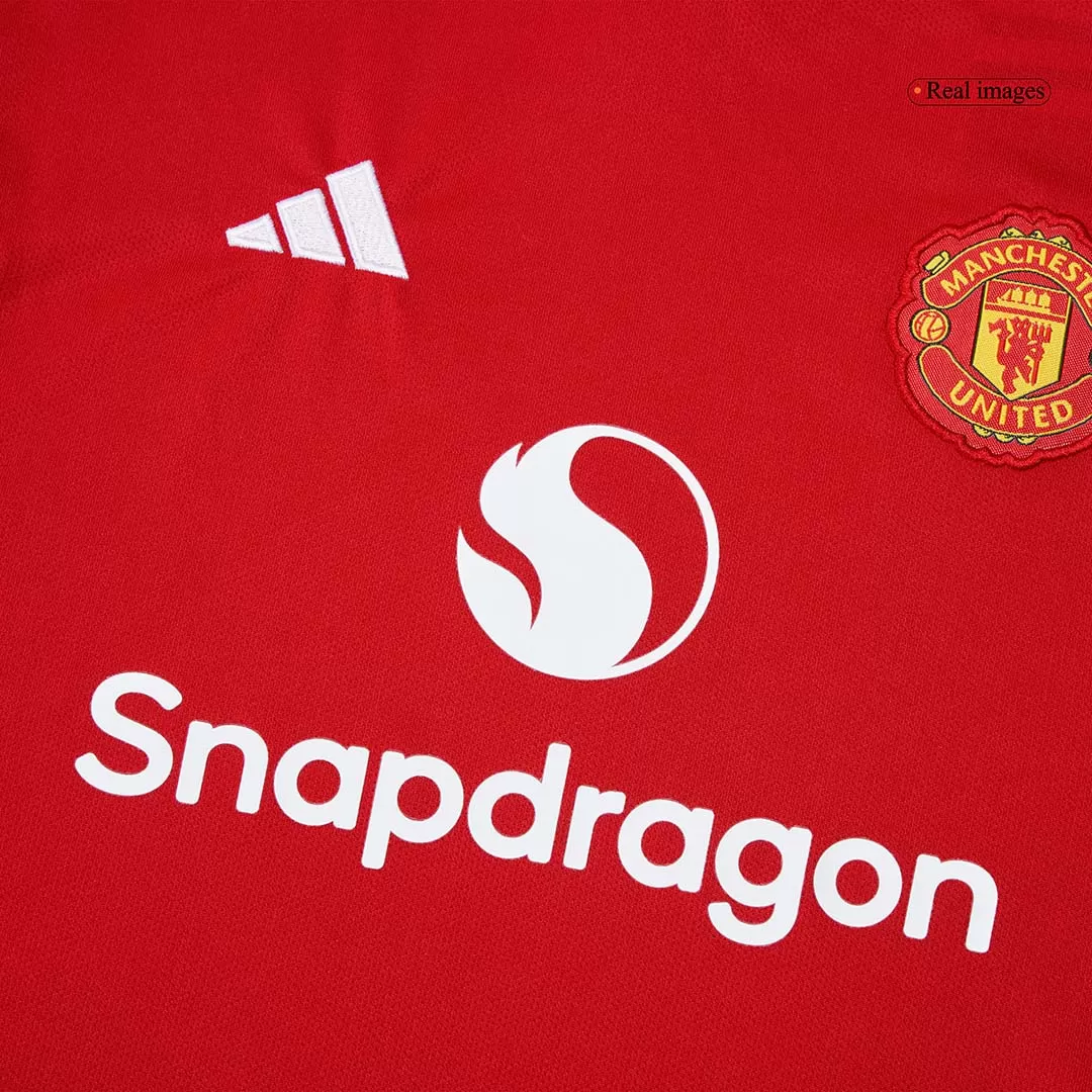 Manchester United Home Kids Soccer Jerseys Full Kit 2025/26 - Image 10