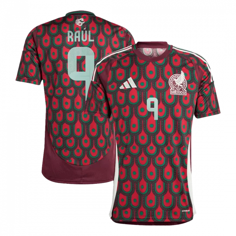 RAÚL #9 Mexico Home Soccer Jersey Copa America