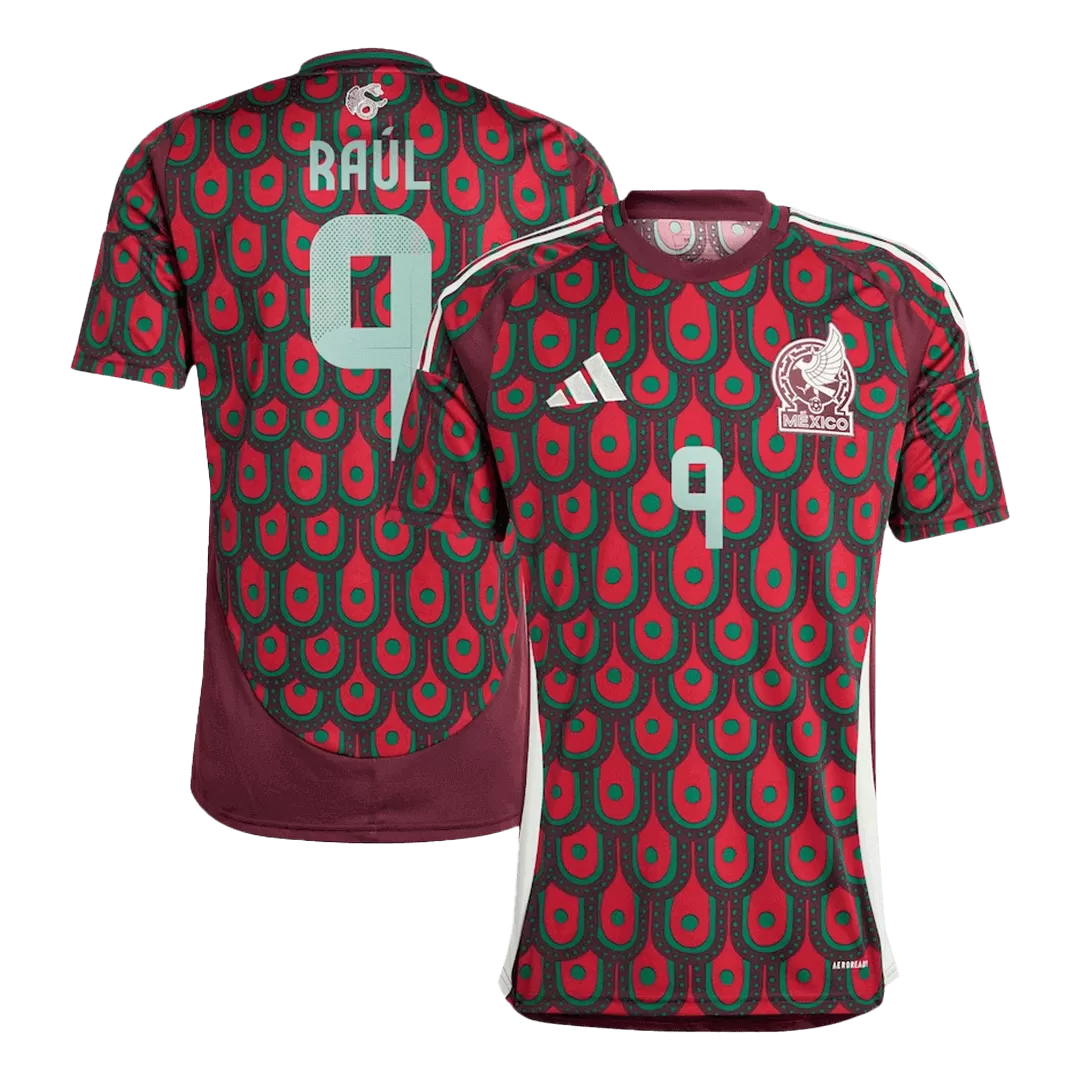 RAÚL #9 Mexico Home Soccer Jersey Copa America