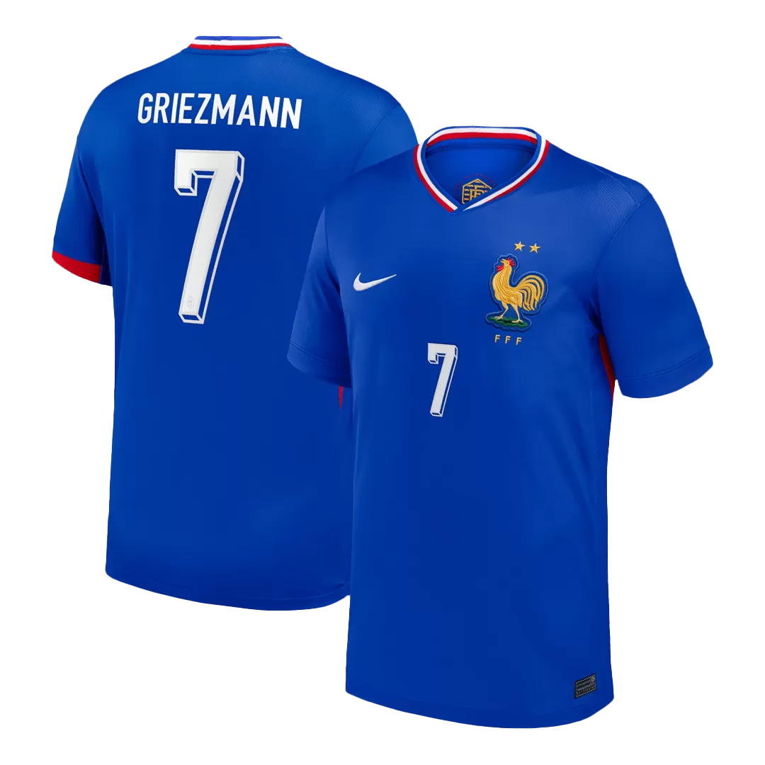 GRIEZMANN #7 France Home Soccer Jersey