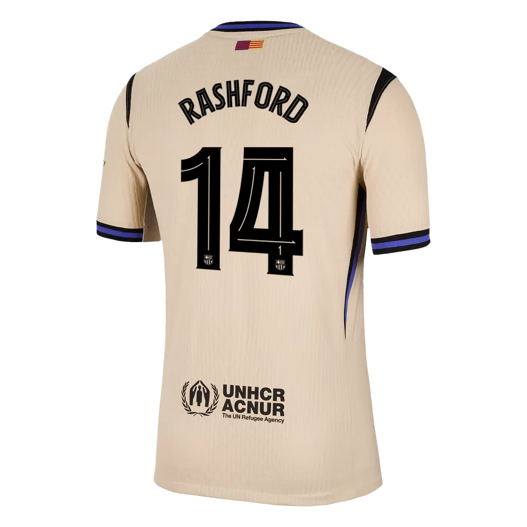 RASHFORD #14 Barcelona Away Authentic Soccer Jersey 2025/26 - UCL - Image 3