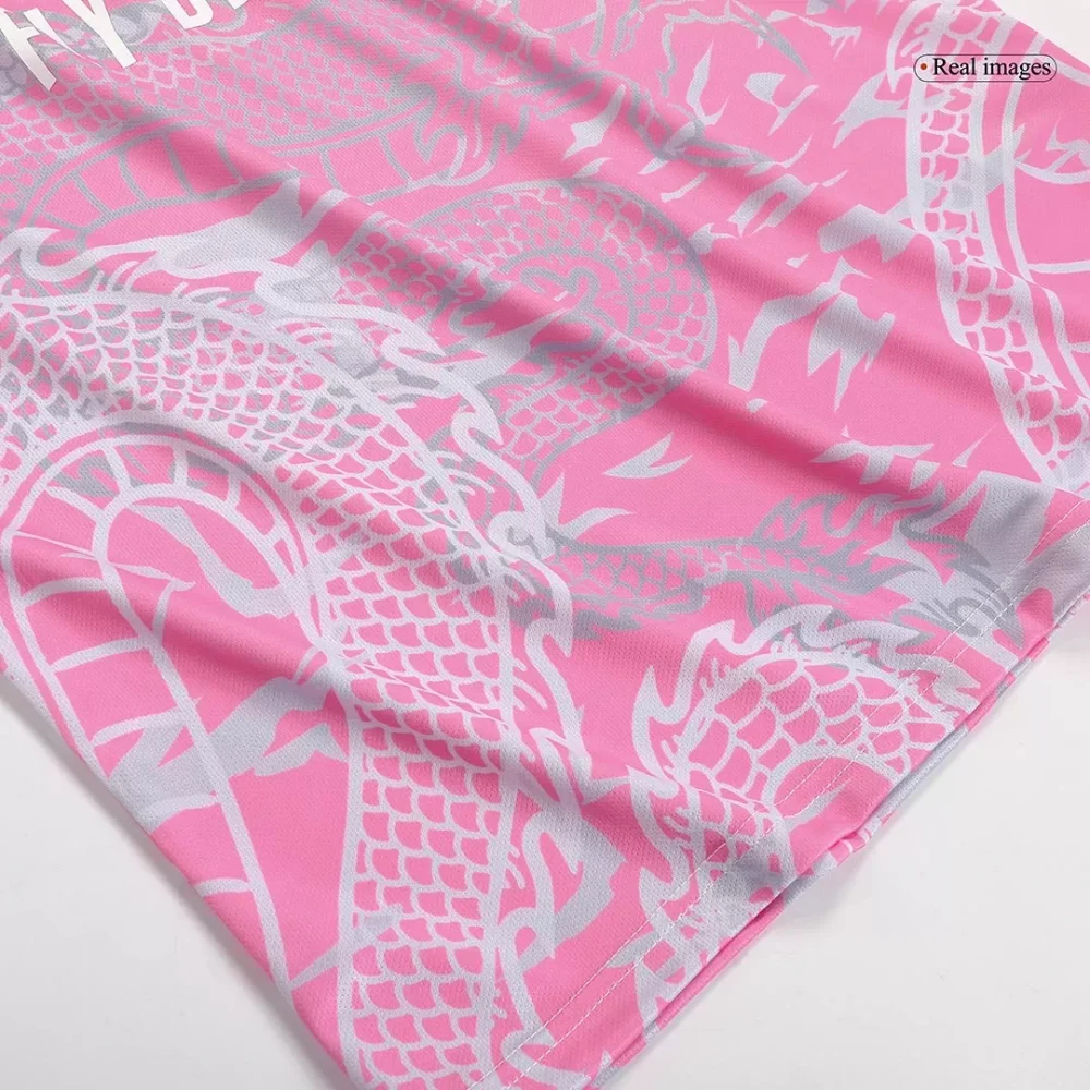 Real Madrid x Chinese Dragon Soccer Jersey 2023/24 (pink) - Image 11