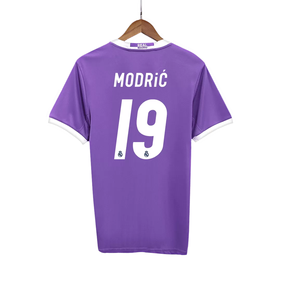 Vintage Soccer Jersey MODRIĆ #19 Real Madrid Away 2016/17