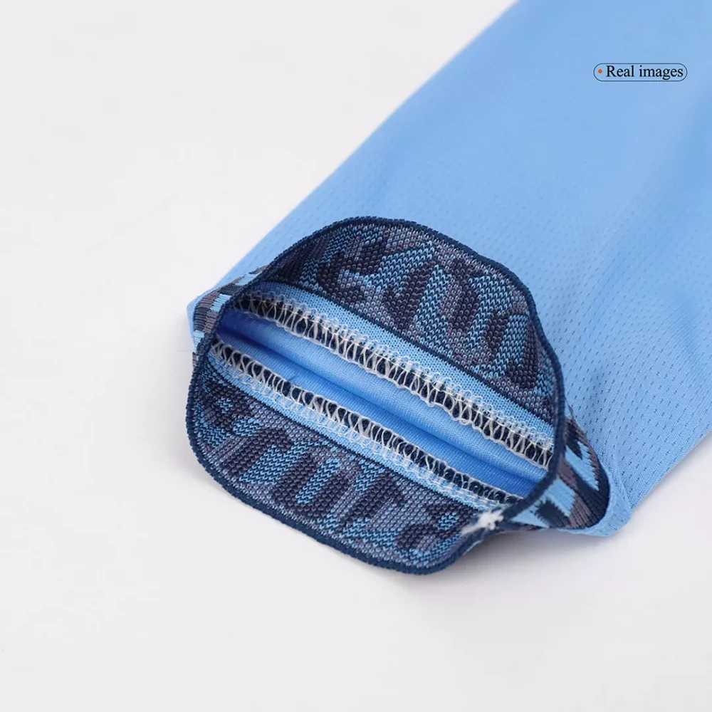 Manchester City Home Long Sleeve Soccer Jersey - Image 13