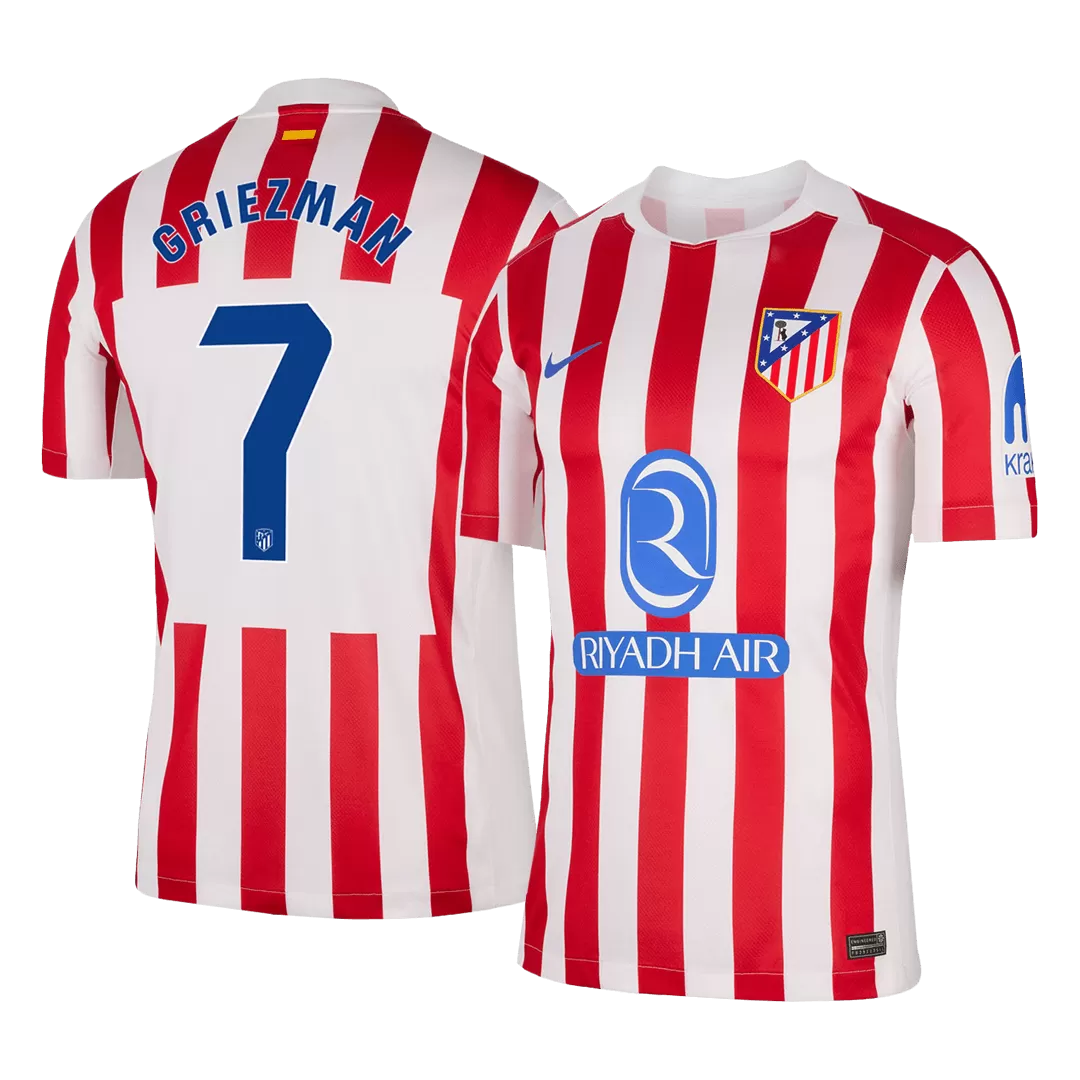 GRIEZMANN #7 Atletico Madrid Home Soccer Jersey 2025/26