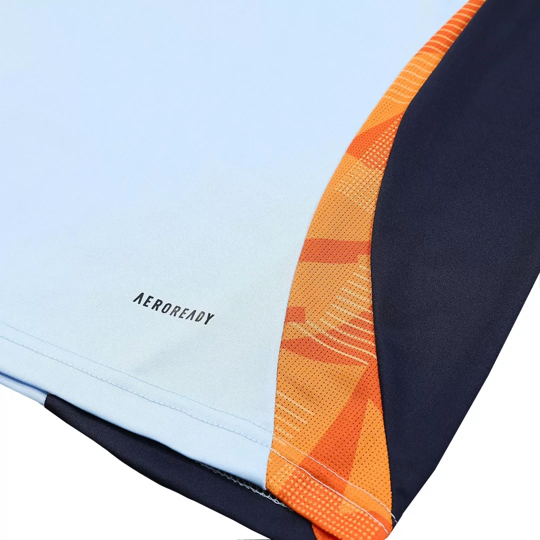 Real Madrid Pre-Match Soccer Jersey Blue - Image 8