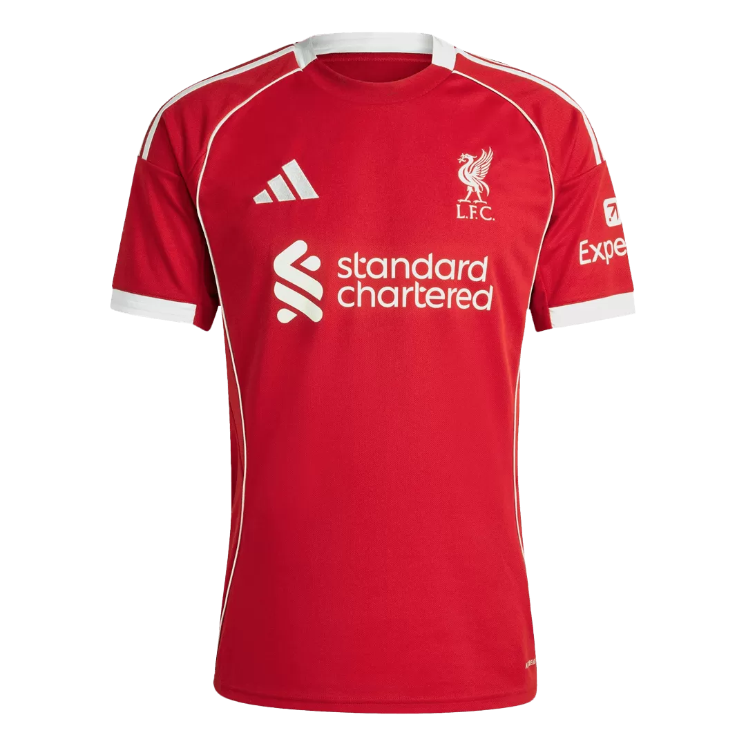 ISAK #9 Liverpool Home Soccer Jersey 2025/26 - Image 2