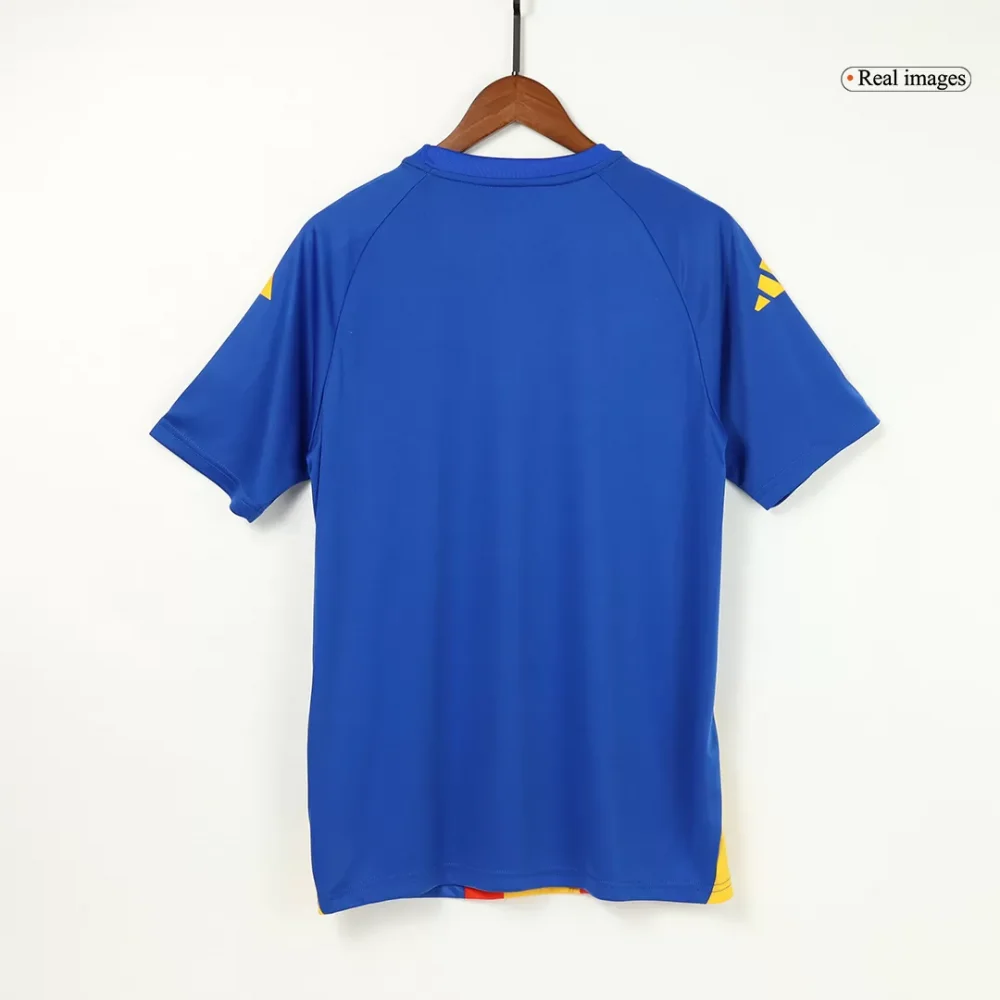 Spain Pre-Match Soccer Jersey EURO Blue - Image 6