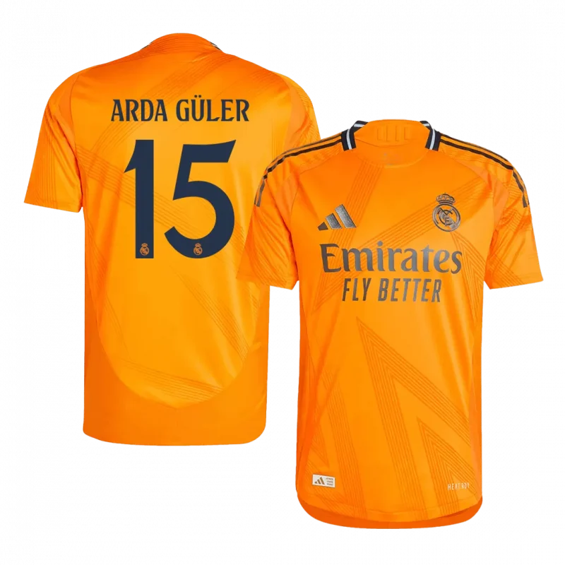 ARDA GÜLER #15 Real Madrid Away Authentic Soccer Jersey