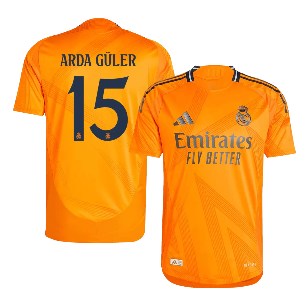 ARDA GÜLER #15 Real Madrid Away Authentic Soccer Jersey