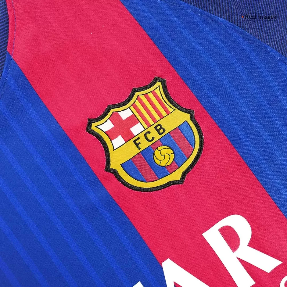 Vintage Soccer Jersey Barcelona Home 2016/17 - Image 4