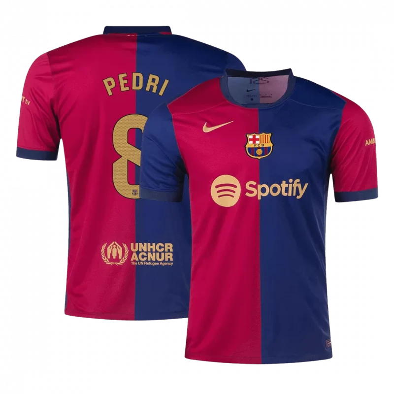 PEDRI #8 Barcelona Home Soccer Jersey