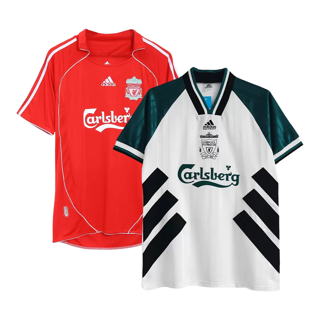 Vintage Jersey Liverpool Away 1993/95 & Vintage Jersey Liverpool Home 2006/07