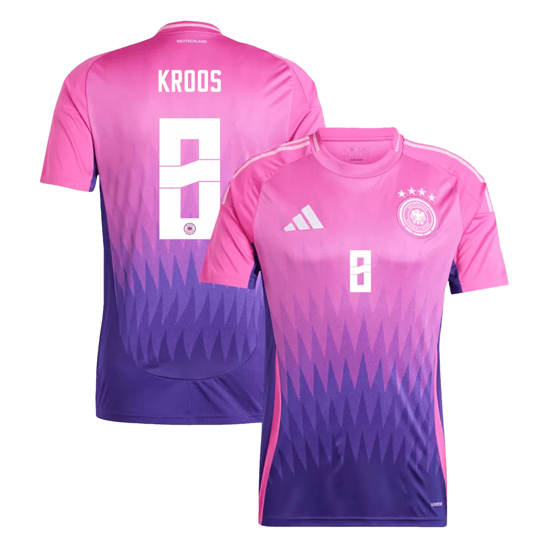 KROOS #8 Germany Away Soccer Jersey EURO
