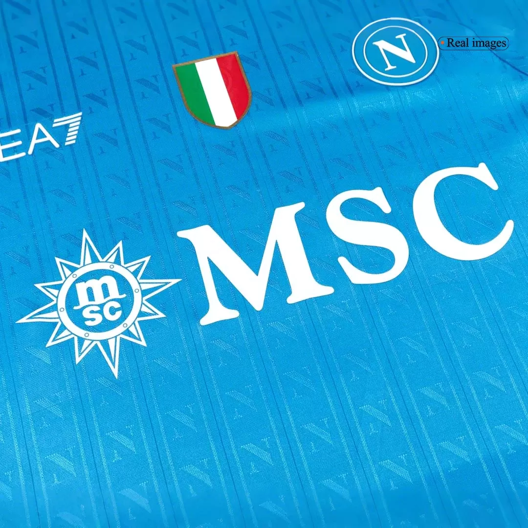 Napoli Home Authentic Soccer Jersey 2025/26 - Image 9