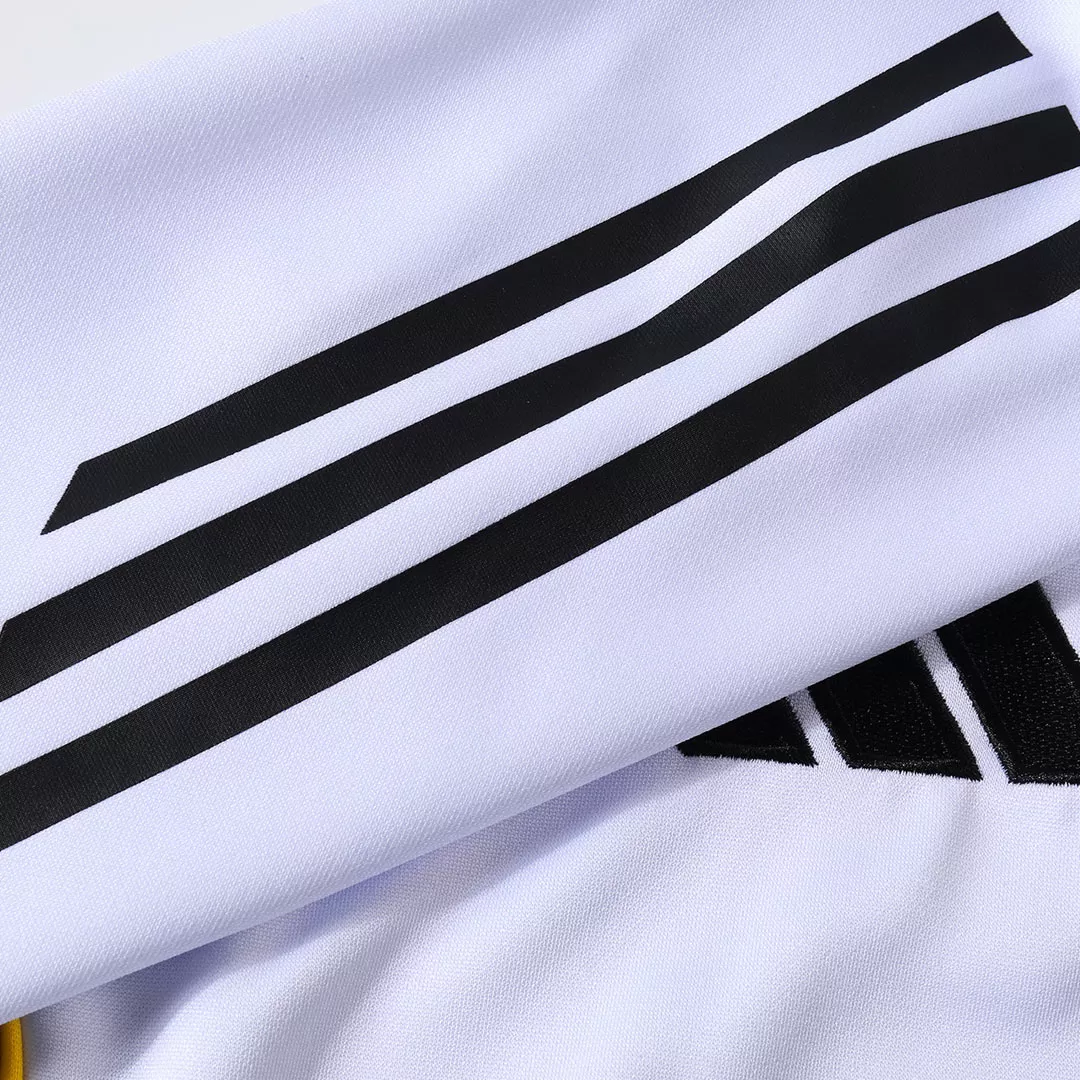 Real Madrid 1/4 Zip Tracksuit 2025/26 Kids White - Image 9