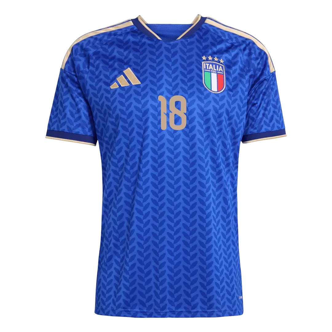 BARELLA #18 Italy Home Soccer Jersey World Cup 2026 - Image 2