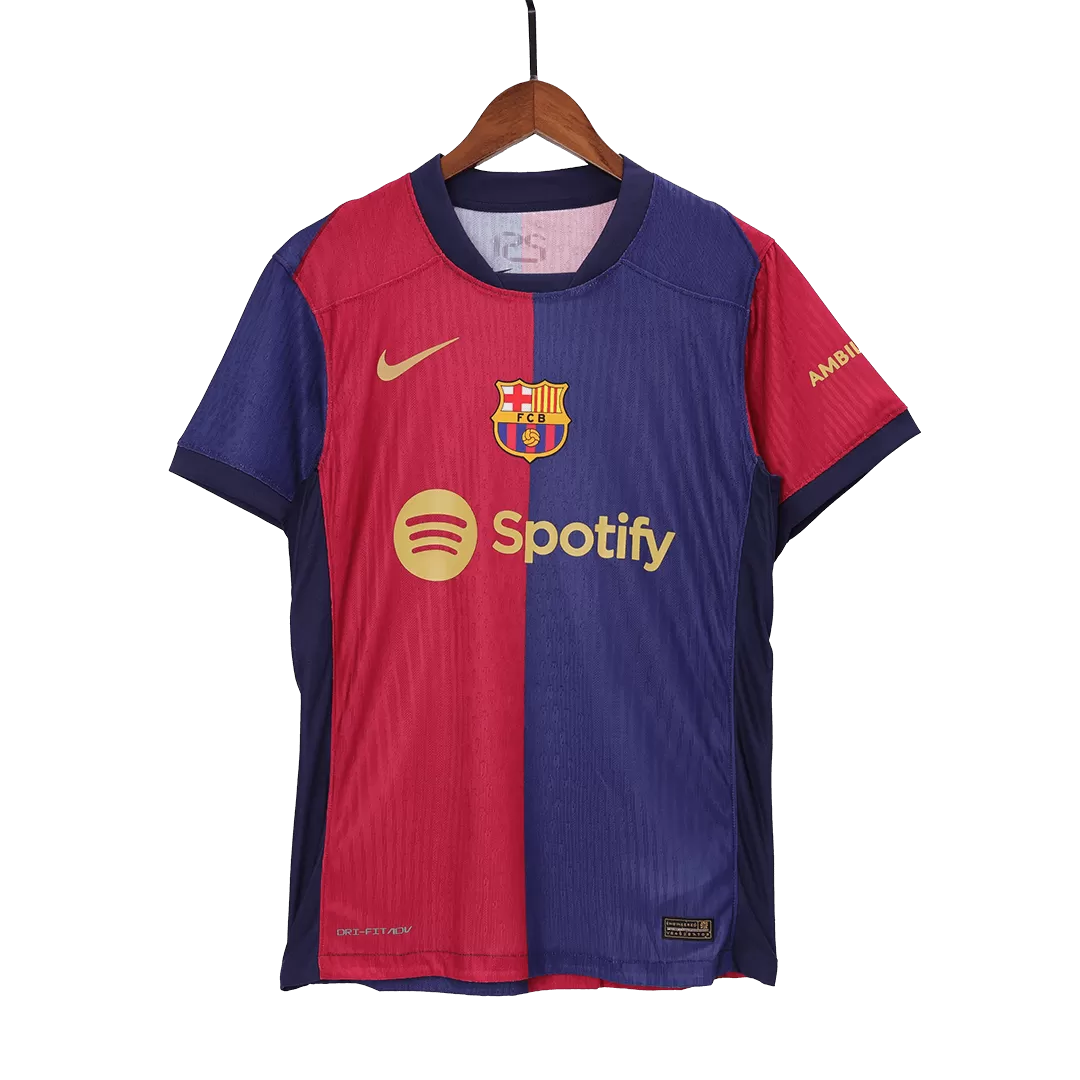 Barcelona Home Authentic Soccer Jersey - 125th Anniversary - Image 4