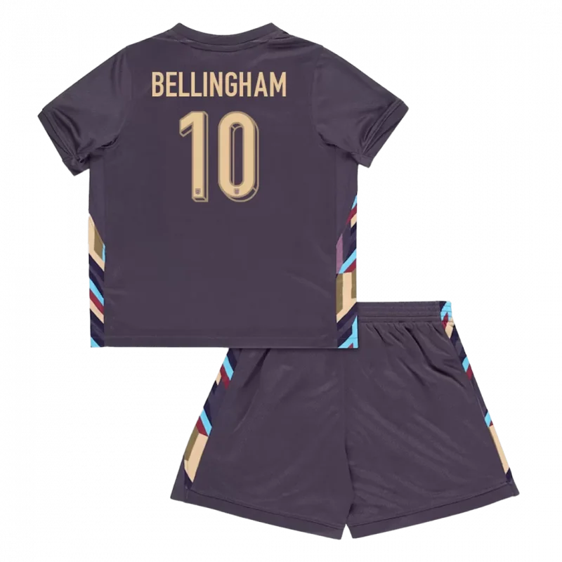 BELLINGHAM #10 England Away Kids Soccer Jerseys Kit EURO