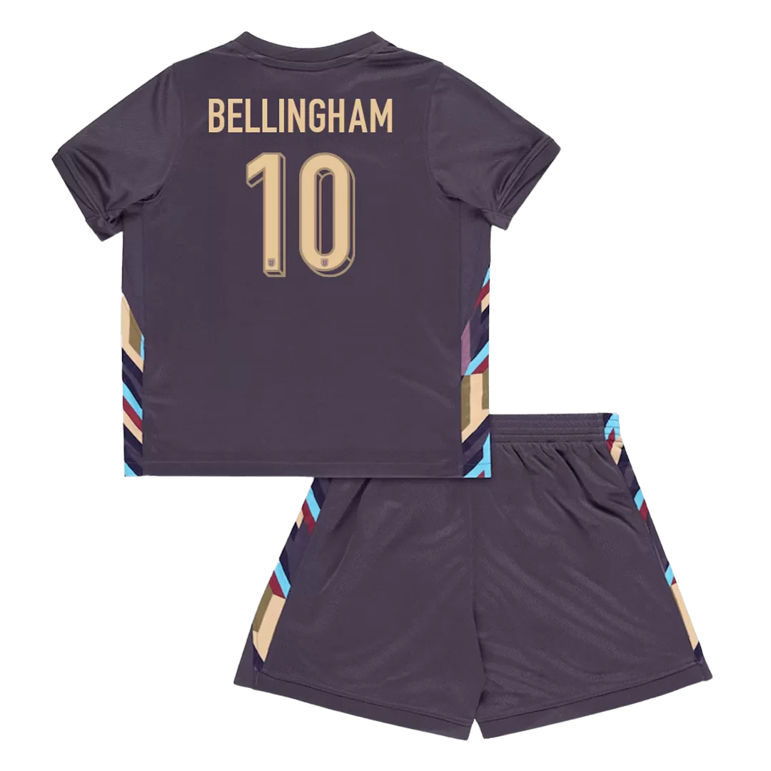 BELLINGHAM #10 England Away Kids Soccer Jerseys Kit EURO