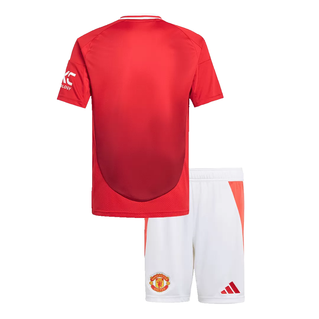 Manchester United Home Kids Soccer Jerseys Kit - Image 2