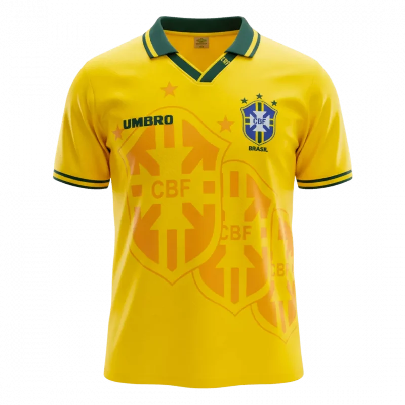 Retro Soccer Jersey Brazil Home 1994