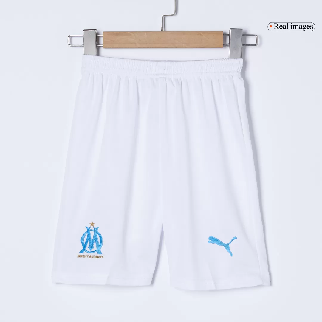 Marseille Home Kids Soccer Jerseys Kit 2025/26 - Image 6