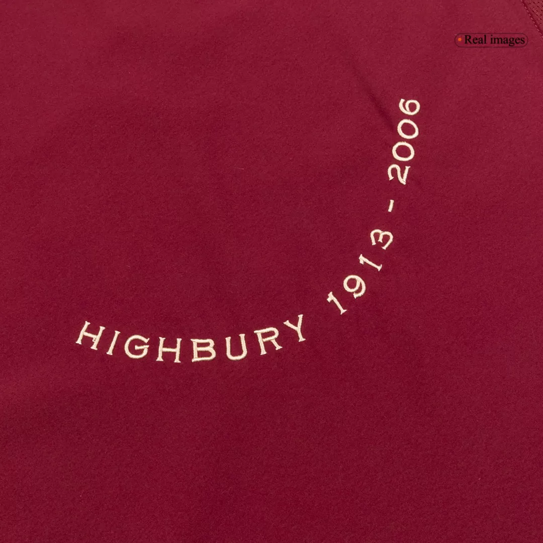 Retro Soccer Jersey Arsenal Home Long Sleeve 2005/06 - Image 8