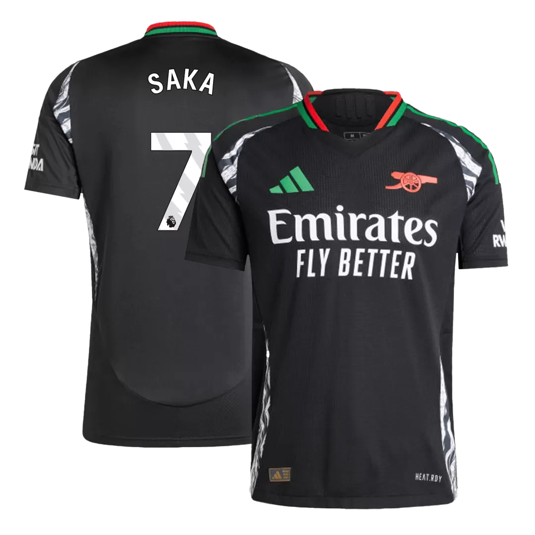 SAKA #7 Arsenal Away Authentic Soccer Jersey