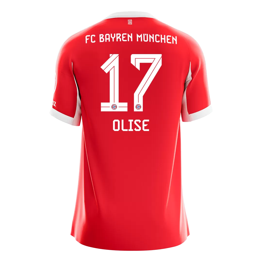 OLISE #17 Bayern Munich Home Soccer Jersey 2025/26 - Image 2