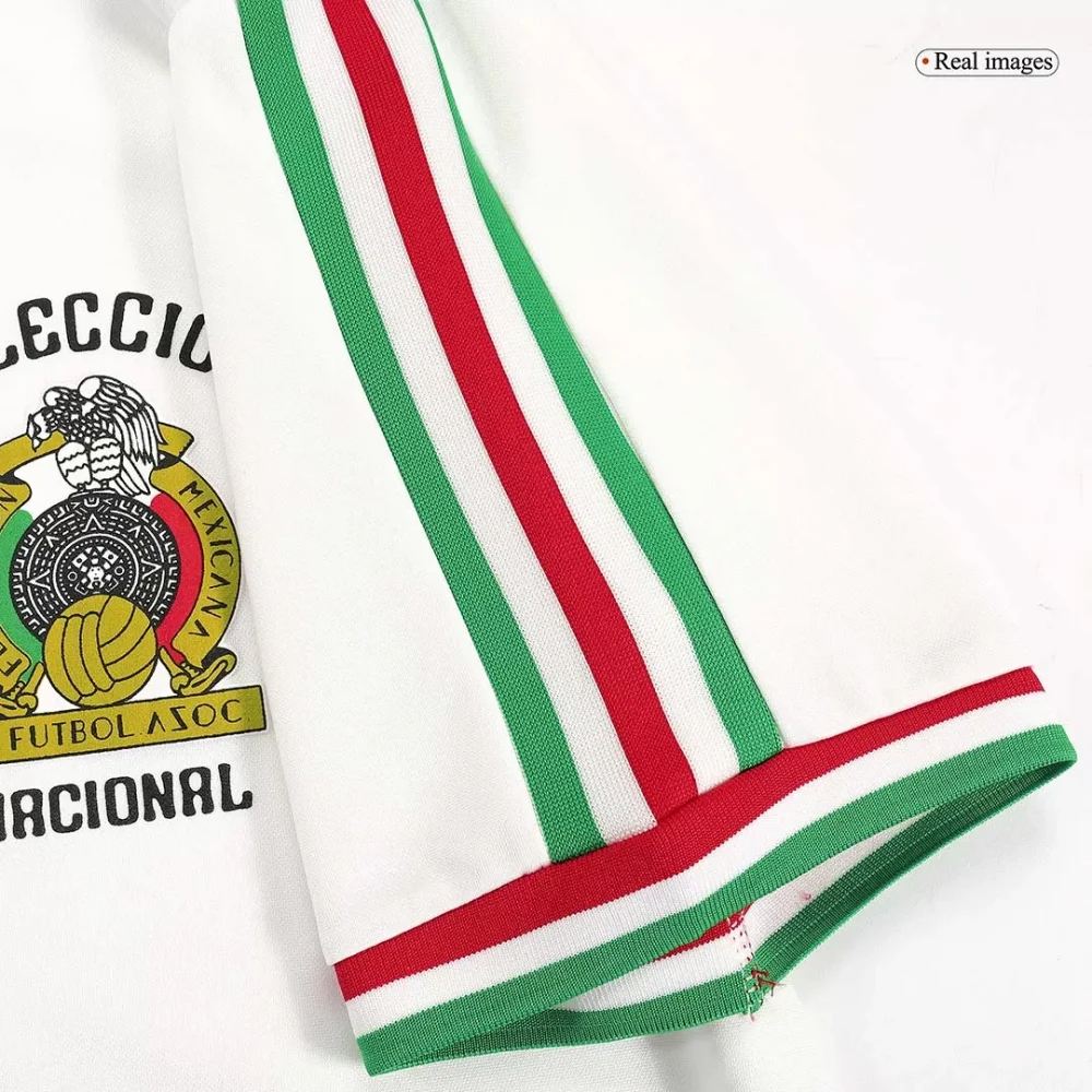 Mexico Remake Soccer Jersey 1985 White - Image 9