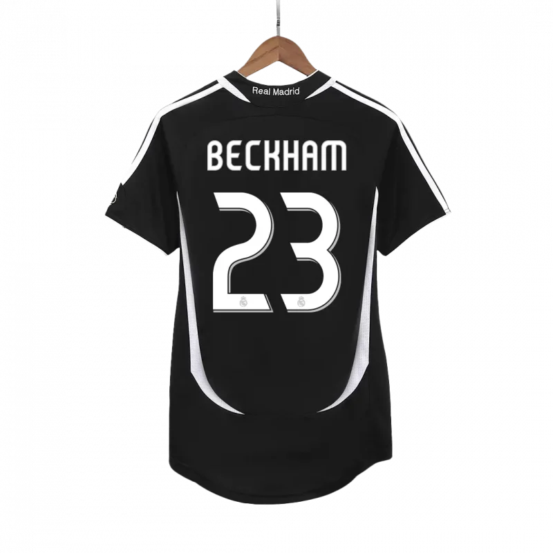 Vintage Soccer Jersey BECKHAM #23 Real Madrid Away 2006/07