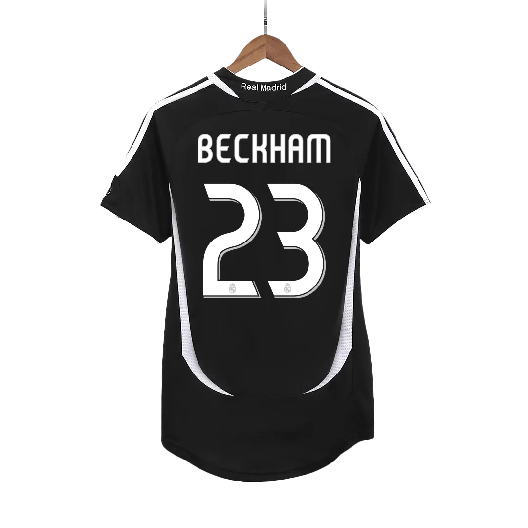 Vintage Soccer Jersey BECKHAM #23 Real Madrid Away 2006/07