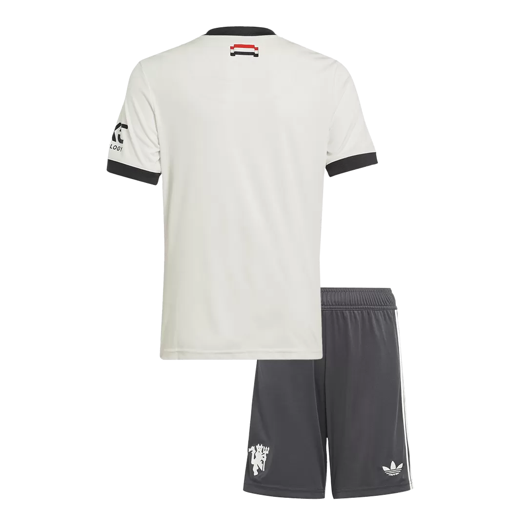 Manchester United Third Away Kids Soccer Jerseys Kit - Image 2