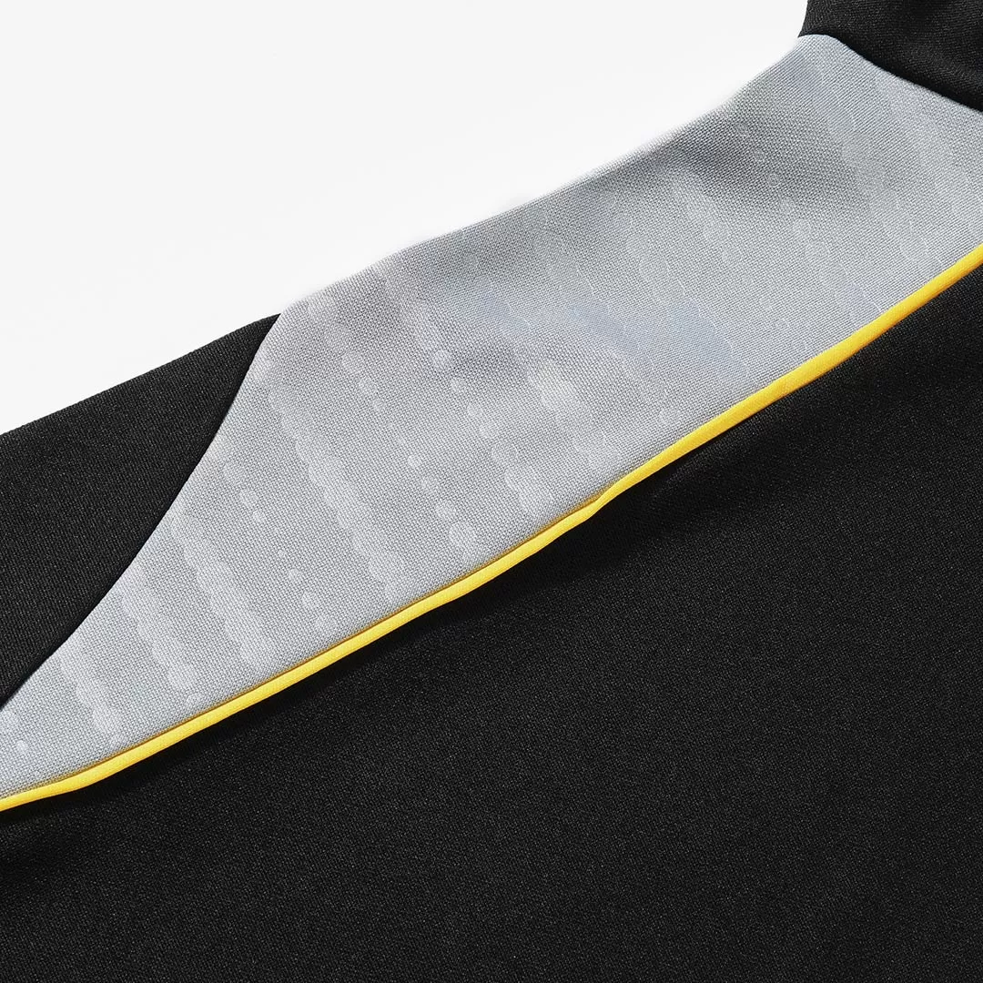 Real Madrid 1/4 Zip Tracksuit 2025/26 Kids Black - Image 11